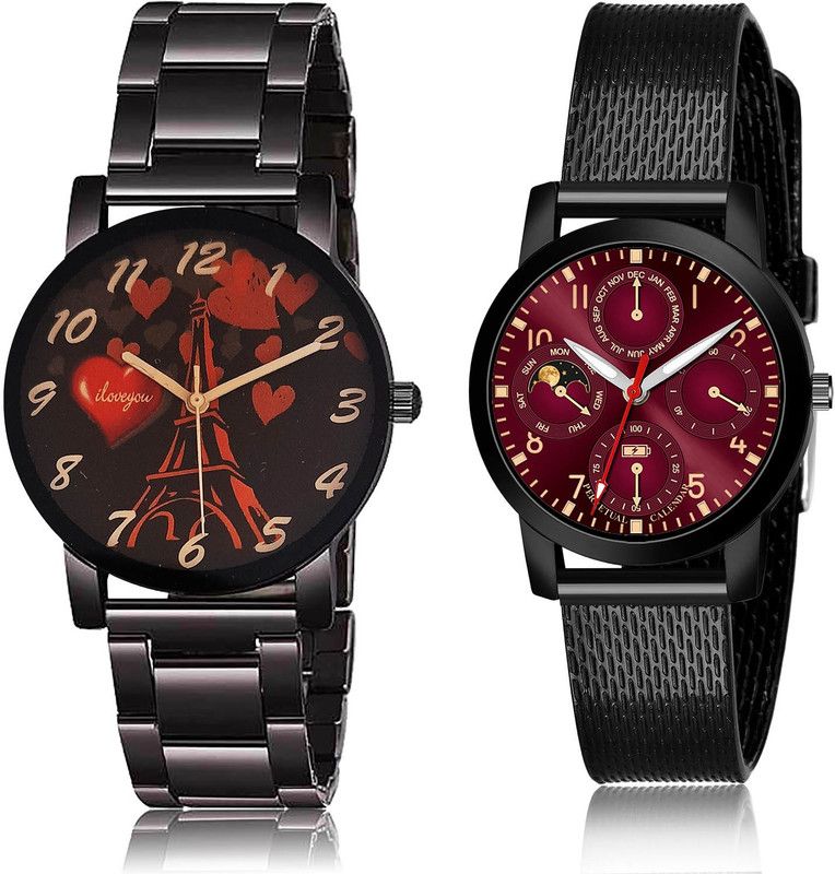 Analog Watch - For Girls Latest Analogue 2 Watch Combo For Women And Girls - GCPL19-(12-L-10)