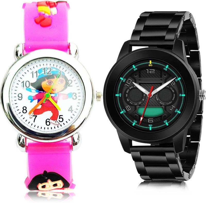 Analog Watch - For Boys Classical Gift 2 Watch Combo For Boys And Men - BK197-(57-S-20)