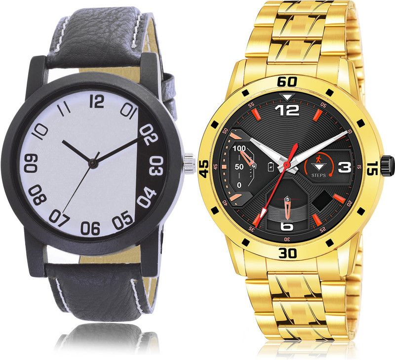 Analog Watch - For Men Modern Unique 2 Watch Combo For Boys And Men - B41-(40-S-21)