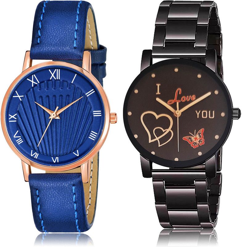 Analog Watch - For Women Latest Love 2 Watch Combo For Women And Girls - GW52-GCPL16