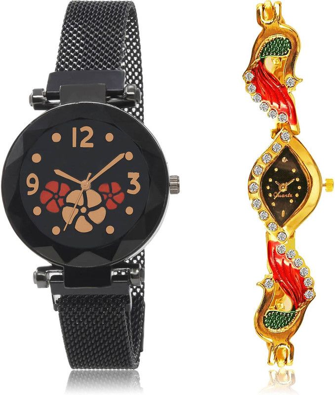 Analog Watch - For Women Treading Rich 2 Watch Combo For Women And Girls - G652-G117