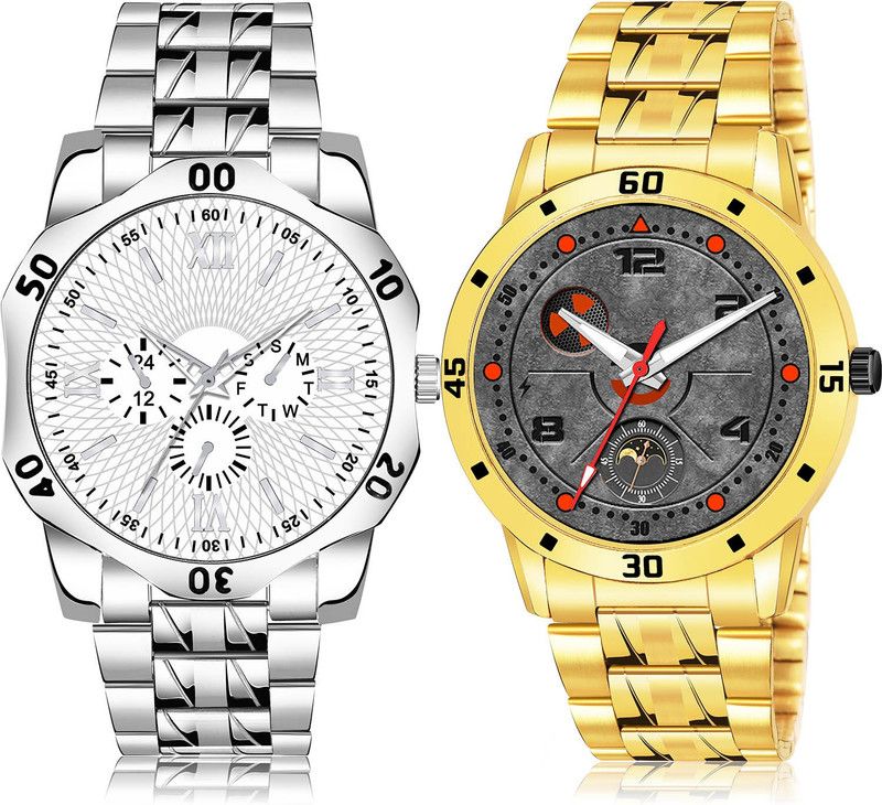 Analog Watch - For Men New Present 2 Watch Combo For Boys And Men - BM404-(13-S-21)