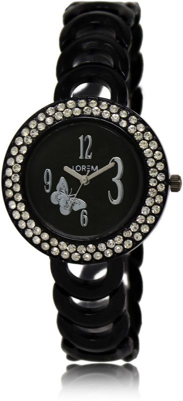 Analog Watch - For Women Black Butterfly New OE-LR201