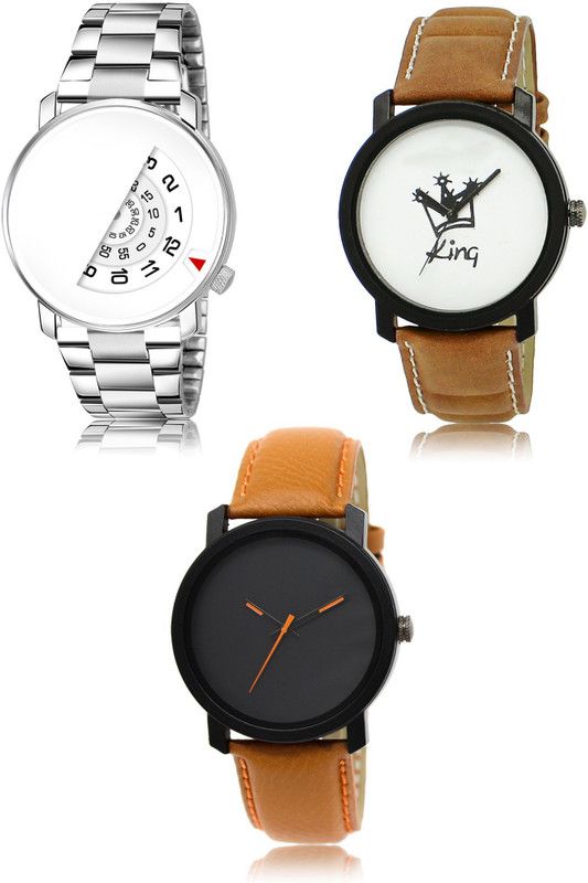 New latest Designer Combo of 3 Analog Watch - For Men 106-18-20
