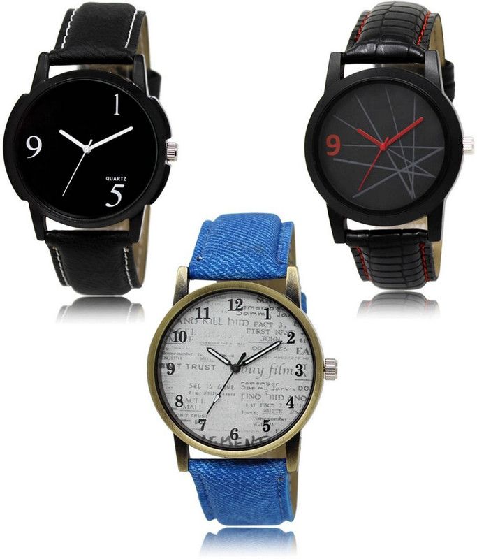 New latest Designer Combo of 3 Analog Watch - For Men LR-06-08-28