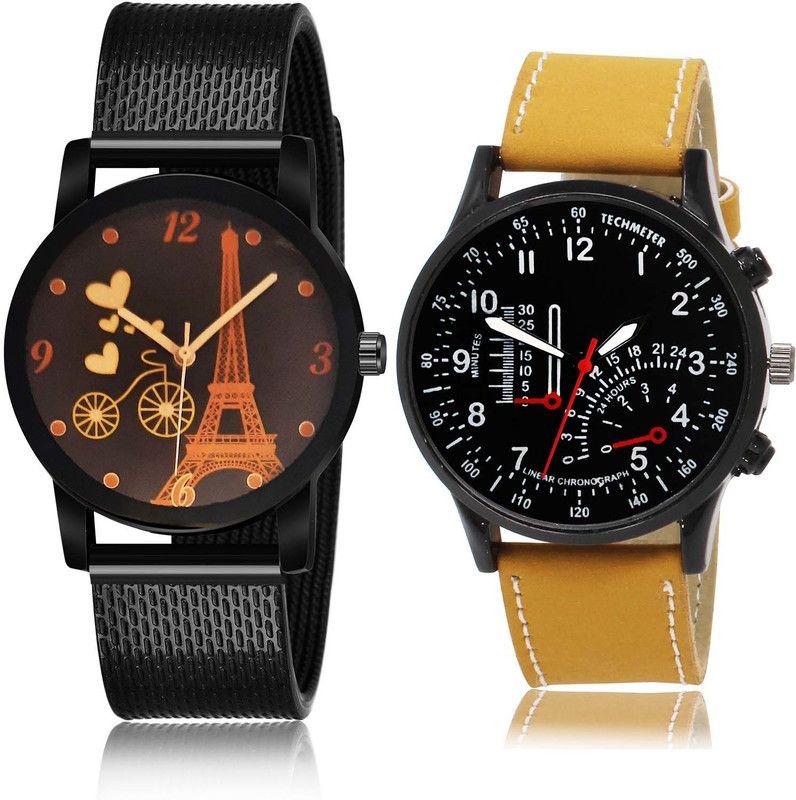 combo watch Analog Watch - For Boys Treading Unique Bicycle 2 Watch Combo For Boys And men - BRM10-B42