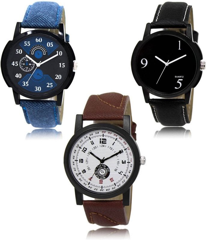 New latest Designer Combo of 3 Analog Watch - For Men LR-02-06-11