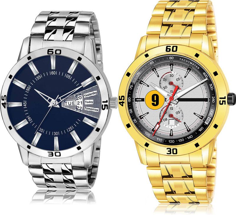 Analog Watch - For Men Modish Gift 2 Watch Combo For Boys And Men - BL46.102-(55-S-21)
