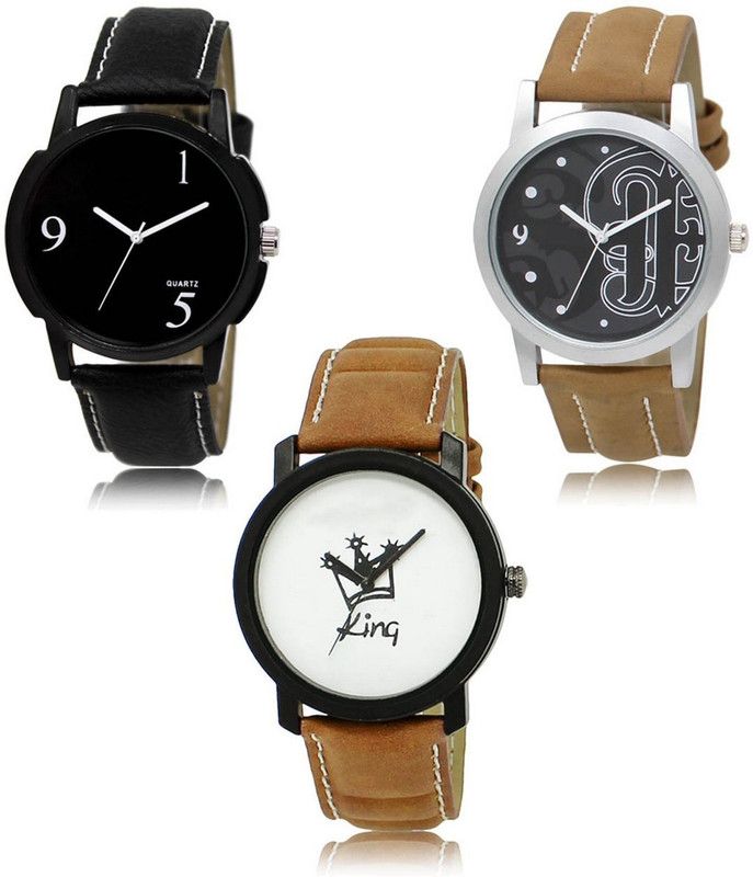 New latest Designer Combo of 3 Analog Watch - For Men LR-06-14-18
