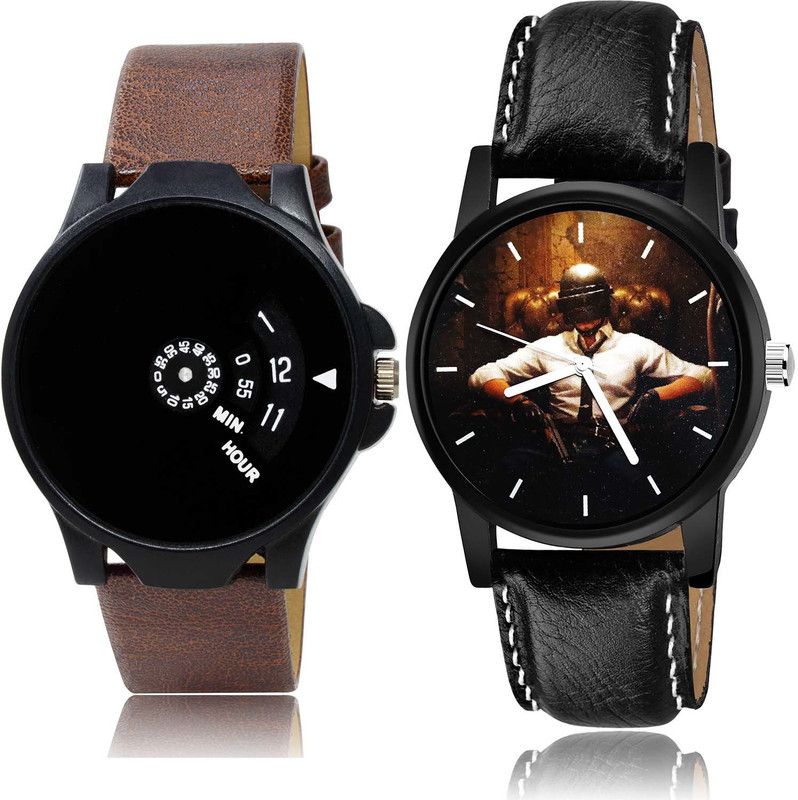 combo watch Analog Watch - For Boys & Girls Contemporary Valentine Speedometer And Pubg Military Army Combo Watch For Boys And Men - BO51-B439