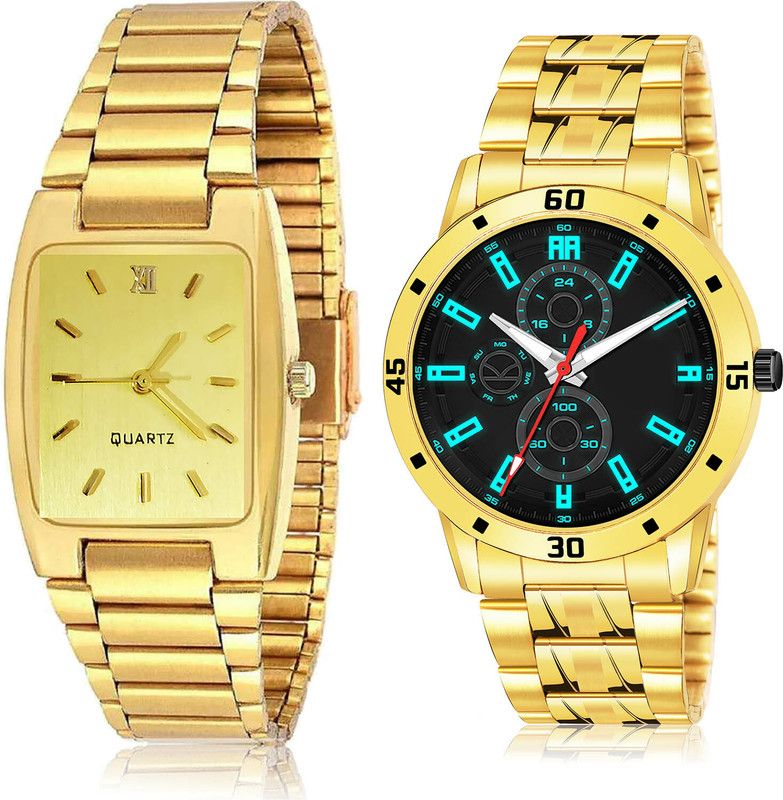 Analog Watch - For Men Treading Italian Designer 2 Watch Combo For Boys And Men - BRM4-(63-S-21)