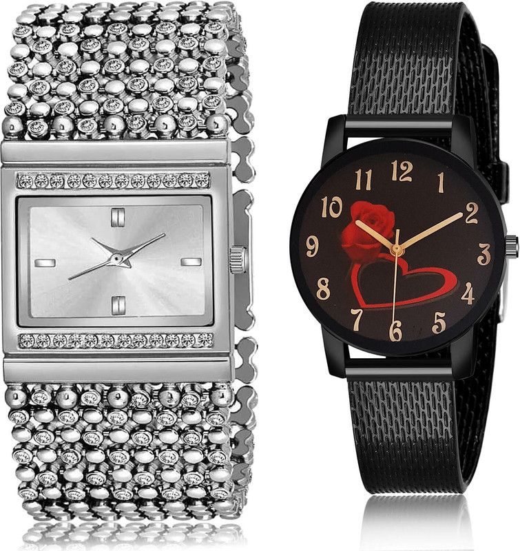 Analog Watch - For Girls Modern Designer 2 Watch Combo For Women And Girls - G592-G535