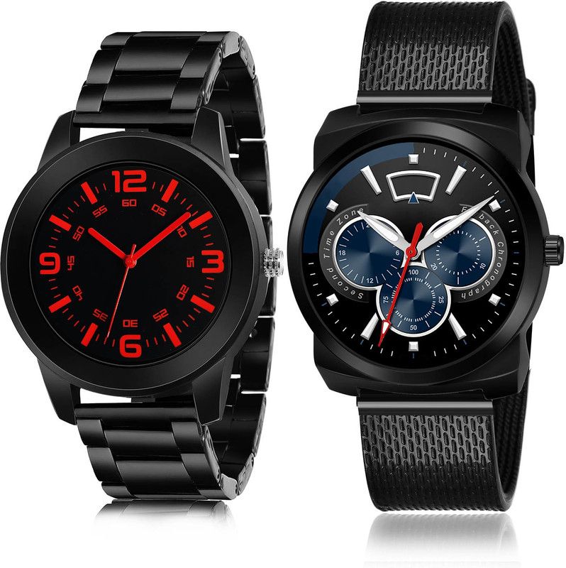 Analog Watch - For Men Best Wrist 2 Watch Combo For Boys And Men - B704-(61-S-10)