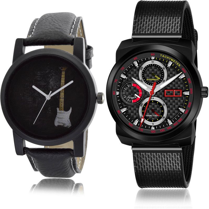 Analog Watch - For Men Latest High Quality 2 Watch Combo For Boys And Men - B35-(60-S-10)