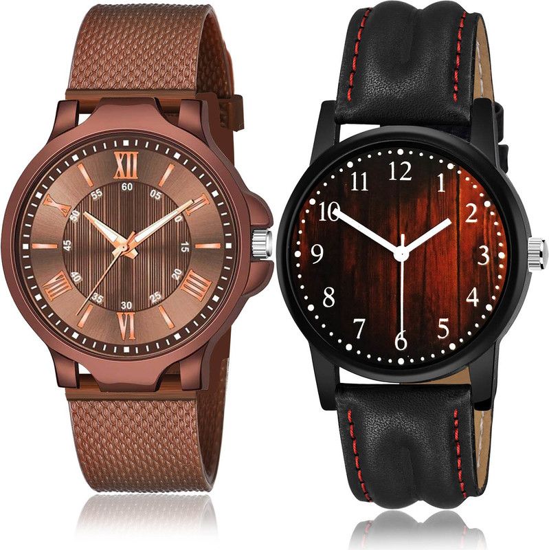 Analog Watch - For Men Classical Italian Designer 2 Watch Combo For Boys And Men - BRM38-B654