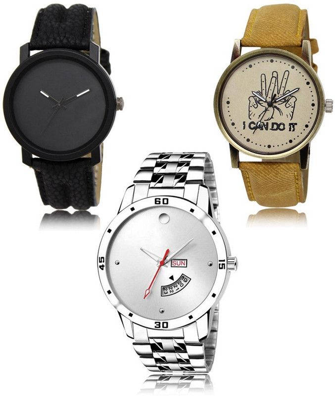 New latest Designer Combo of 3 Analog Watch - For Men LR-21-30-103
