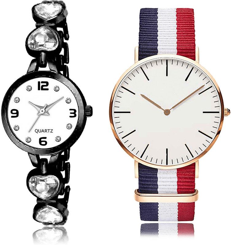 Analog Watch - For Girls Classical Royal 2 Watch Combo For Women And Girls - G657-GC17
