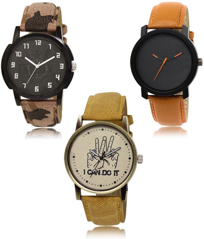 New latest Designer Combo of 3 Analog Watch - For Men LR-03-20-30