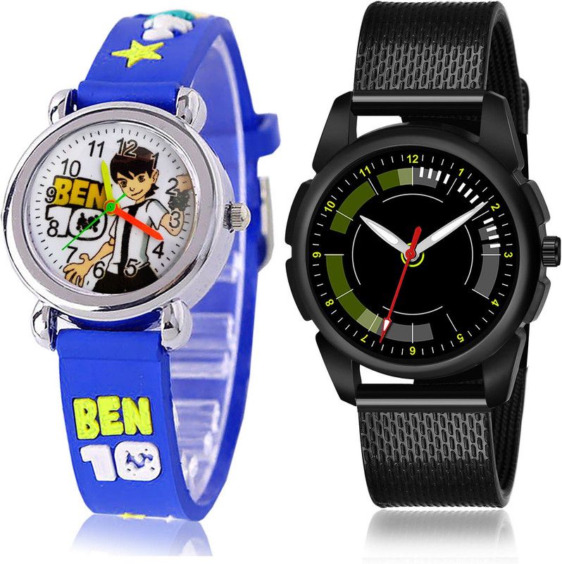 Analog Watch - For Boys Brand New High Quality 2 Watch Combo For Boys And Men - BK93-(43-S-10)