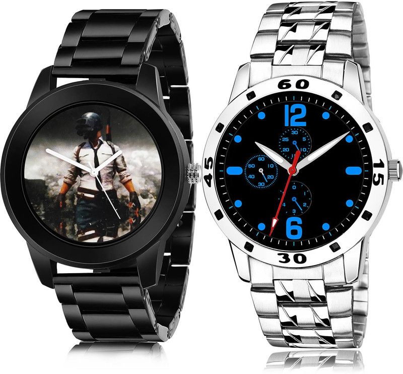 Analog Watch - For Men Brand New Chronograph 2 Watch Combo For Boys And Men - B506-(68-S-19)