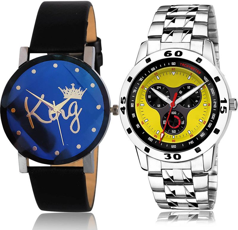 Analog Watch - For Men Contemporary Heart 2 Watch Combo For Boys And Men - BC29-(27-S-19)