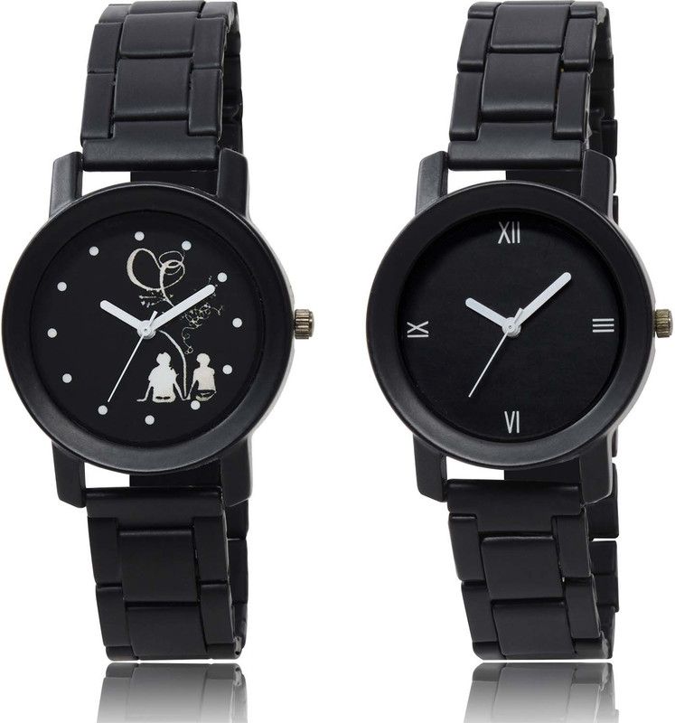 combo watch Analog Watch - For Men & Women Modern Gift Love Valentine Couple Combo Watch For Girls And Women - GO153-GO156