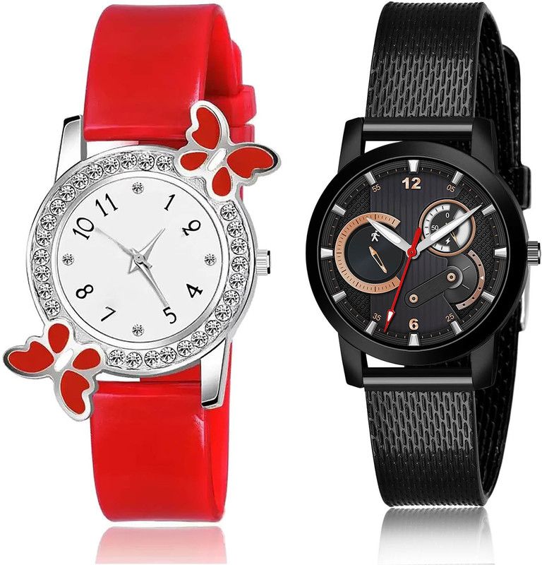 Analog Watch - For Women New Technology 2 Watch Combo For Women And Girls - G101-(19-L-10)