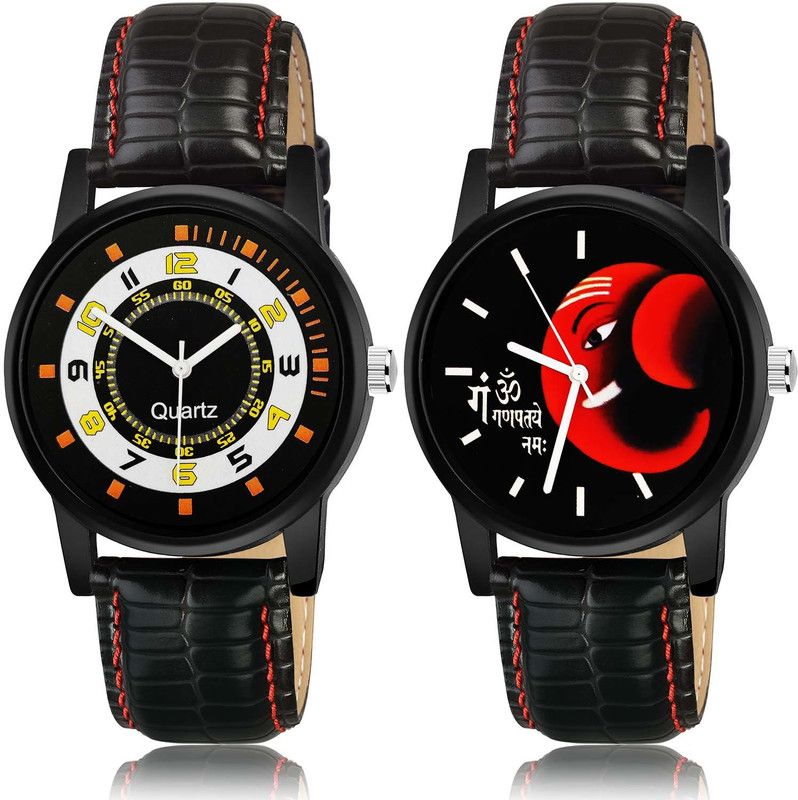 combo watch Analog Watch - For Men & Women Treading Quartz Sports And Ganpti 2 Watch Combo For Boys And Men - BRA42-B120