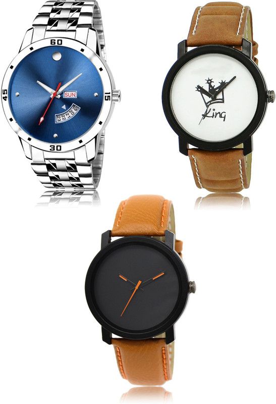 New latest Designer Combo of 3 Analog Watch - For Men 105-18-20