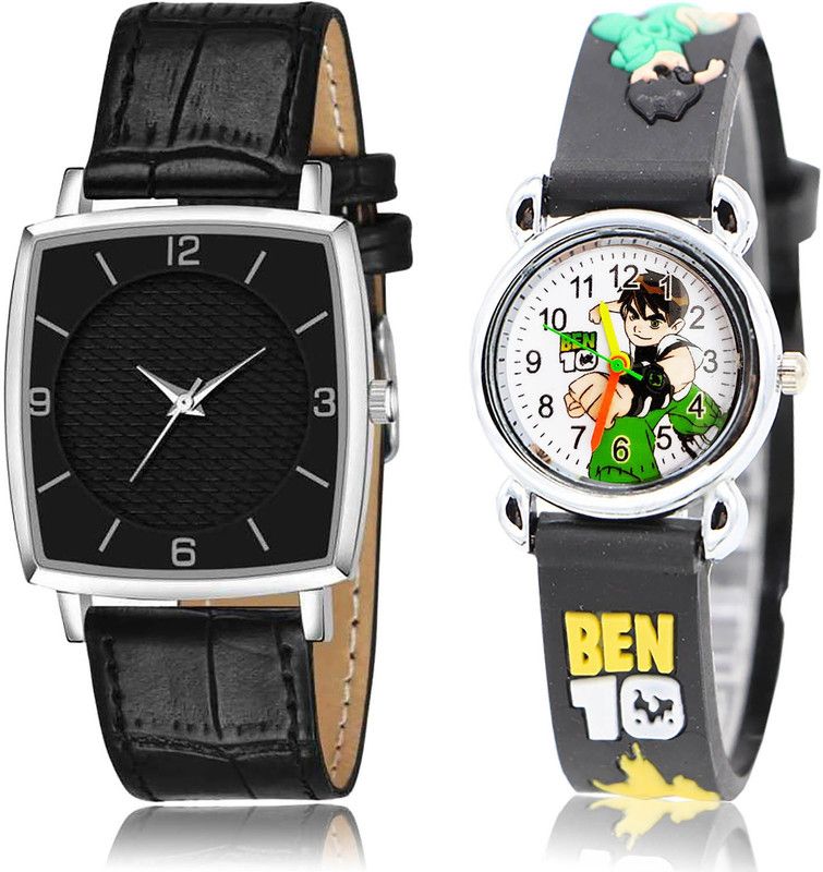 Analog Watch - For Boys Classical Professional 2 Watch Combo For Boys And Men - BW501-BK81