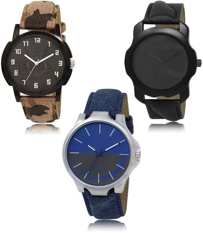 New latest Designer Combo of 3 Analog Watch - For Men LR-03-22-24