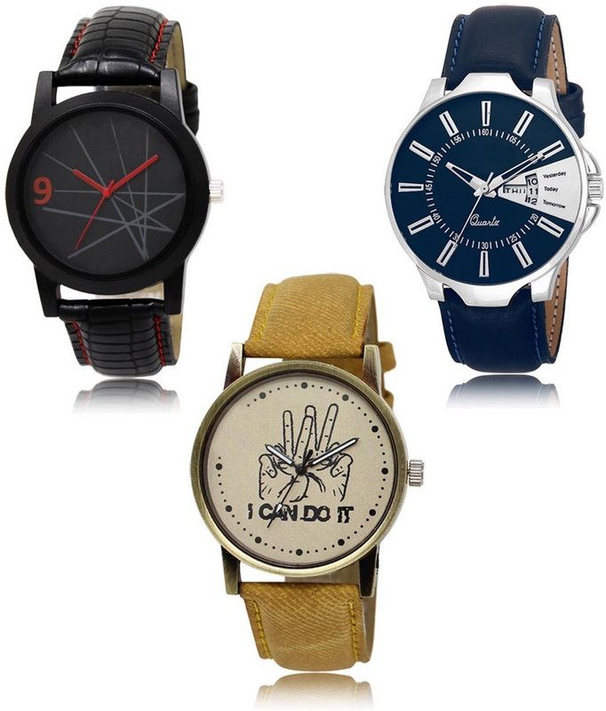 New latest Designer Combo of 3 Analog Watch - For Men LR-08-23-30