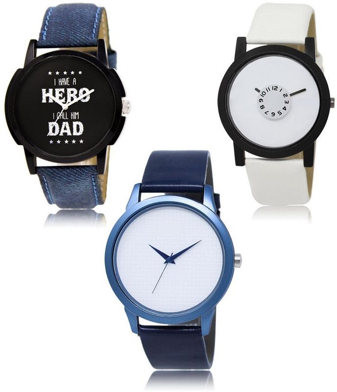 New latest Designer Combo of 3 Analog Watch - For Men LR-07-26-33
