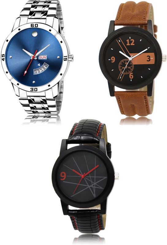 New latest Designer Combo of 3 Hybrid Smartwatch Watch - For Men 105-01-08