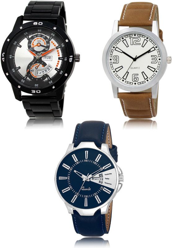 New latest Designer Combo of 3 Analog Watch - For Men 107-15-23