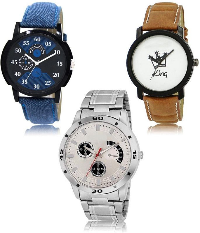 New latest Designer Combo of 3 Analog Watch - For Men LR-02-18-101