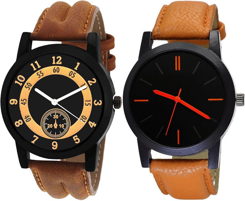 combo watch Analog Watch - For Girls Classical Technology Analogue Brown Color Boys And Men Watch - B14-B112 (Combo Of 2 )