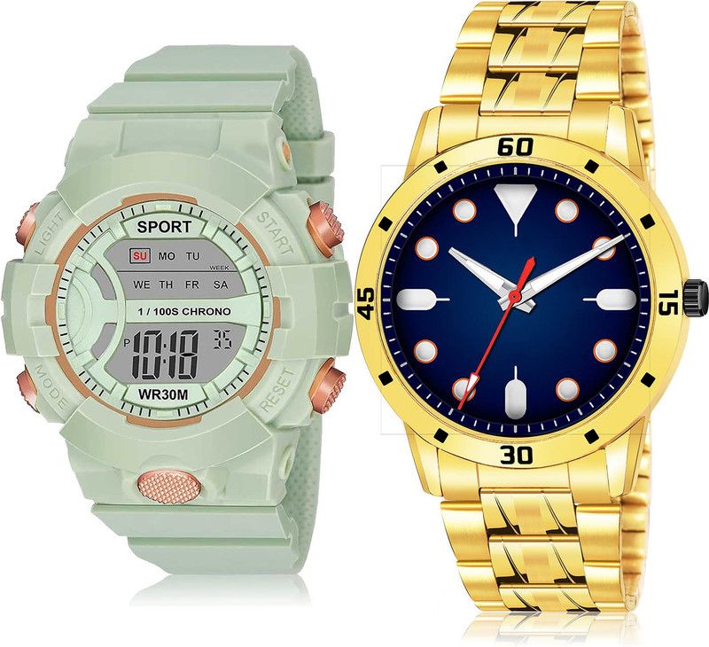 Analog-Digital Watch - For Boys Modern Love 2 Watch Combo For Boys And Men - DG35-(65-S-21)