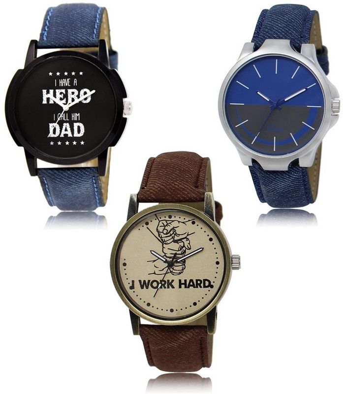 New latest Designer Combo of 3 Analog Watch - For Men LR-07-24-29