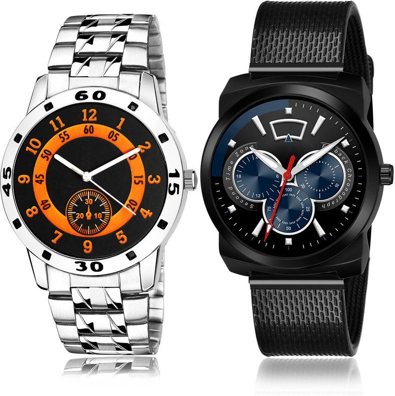 Analog Watch - For Men Best Formal 2 Watch Combo For Boys And Men - B849-(61-S-10)