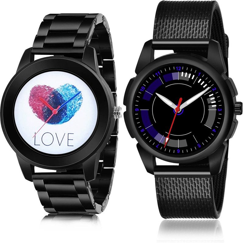 Analog Watch - For Men Contemporary Chronograph 2 Watch Combo For Boys And Men - B813-(44-S-10)