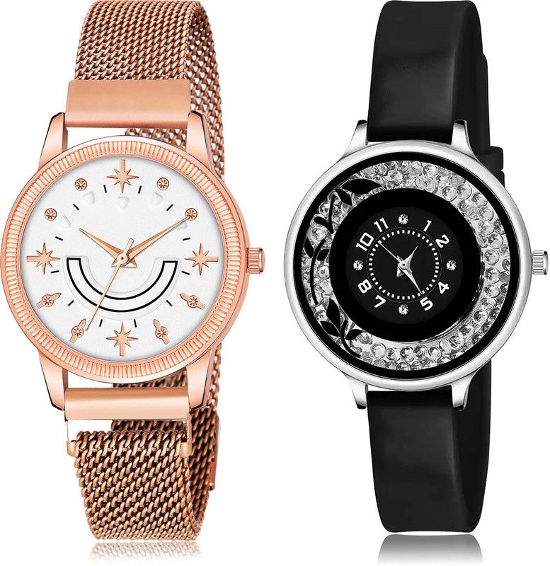 Analog Watch - For Women Modern Rich 2 Watch Combo For Women And Girls - GW70-G86