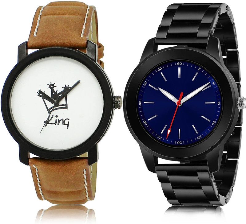 Analog Watch - For Men Contemporary Style 2 Watch Combo For Boys And Men - BL46.18-(54-S-20)