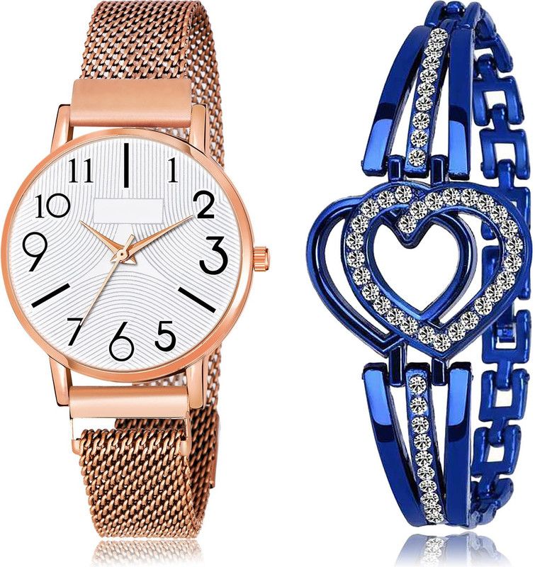 Analog Watch - For Girls Best Quartz 2 Watch Combo For Women And Girls - GW60-GX6