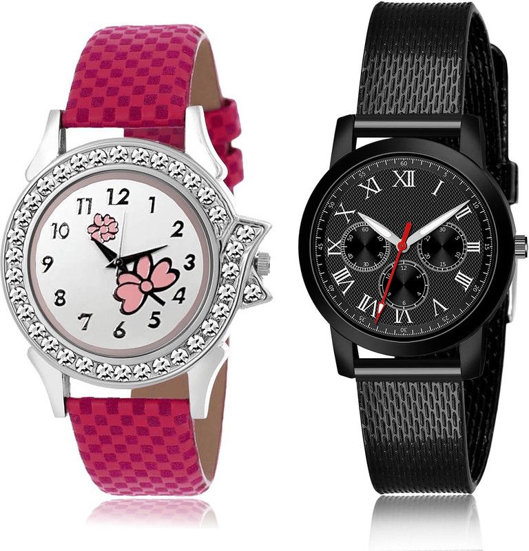 Analog Watch - For Girls Modern Formal 2 Watch Combo For Women And Girls - G128-(73-L-10)
