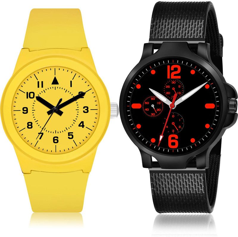 Analog Watch - For Boys Best High Quality 2 Watch Combo For Boys And Men - BM122-(69-S-10)