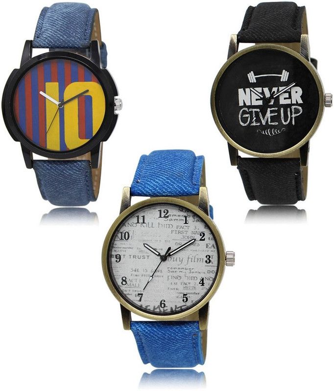 New latest Designer Combo of 3 Analog Watch - For Men LR10-LR27-LR28