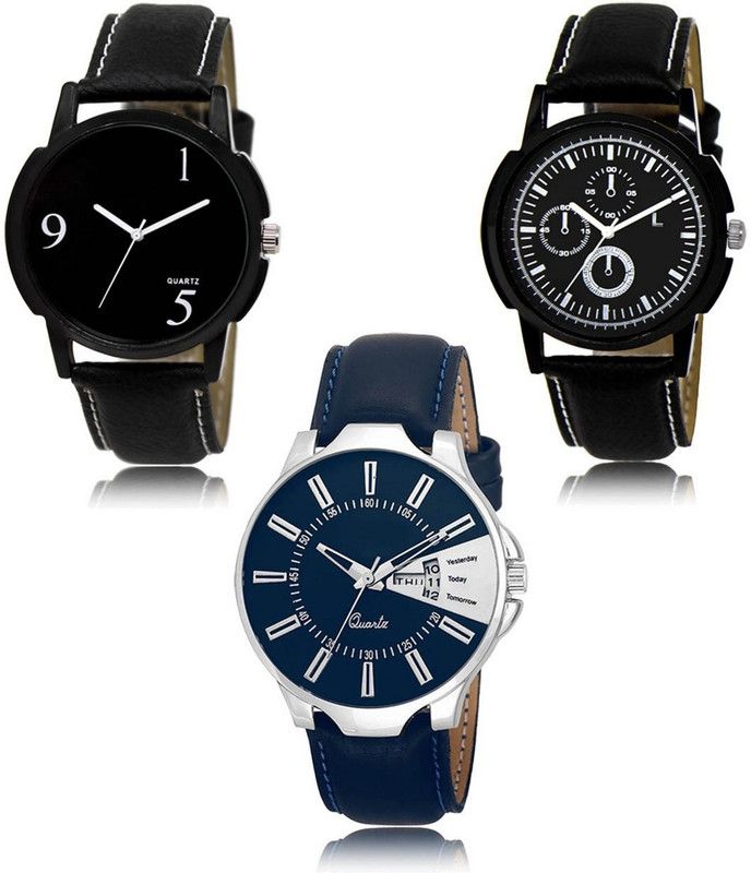 New latest Designer Combo of 3 Analog Watch - For Men LR-06-13-23