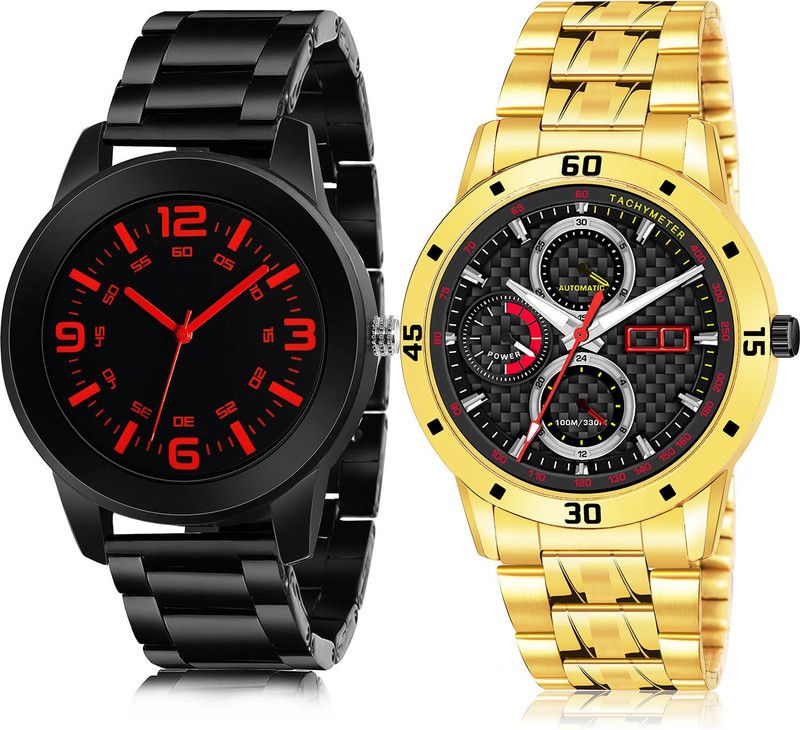 Analog Watch - For Men Treading Technology 2 Watch Combo For Boys And Men - B704-(60-S-21)