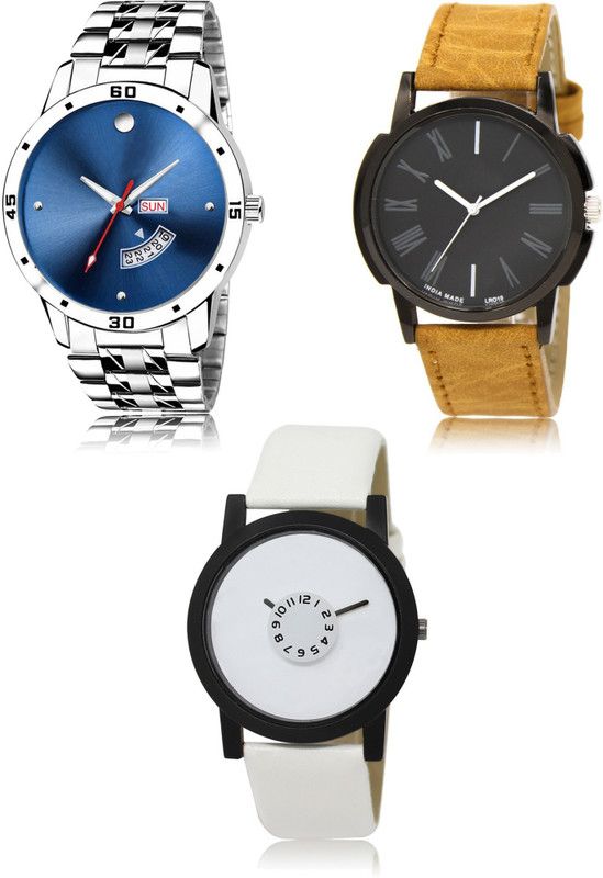 New latest Designer Combo of 3 Analog Watch - For Men 105-19-26